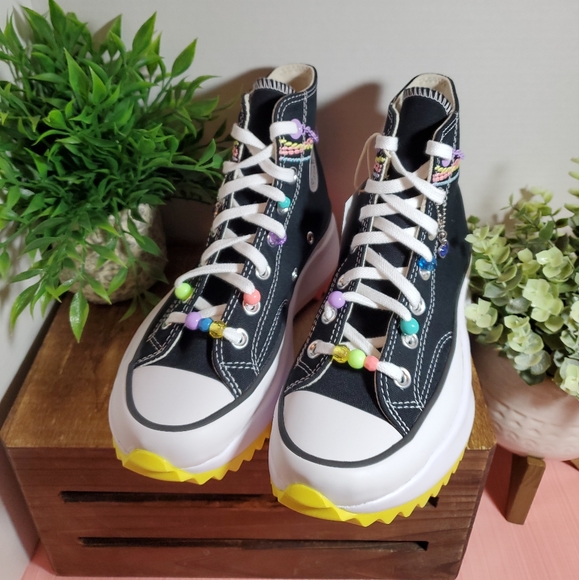 Converse Run Star Hike Platform Embroidered Bracelet Women's Sz - Picture 13 of 16